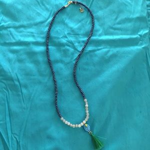 Beaded Tassel Necklace